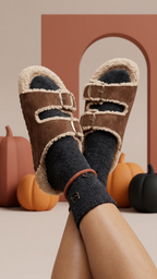 Cozy Buckle Brown — view 1