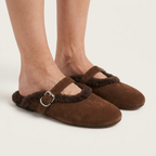 Teddy Strap Mule Chestnut — view 2