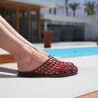 Burgundy Mule